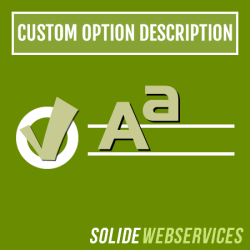 Custom Option Description